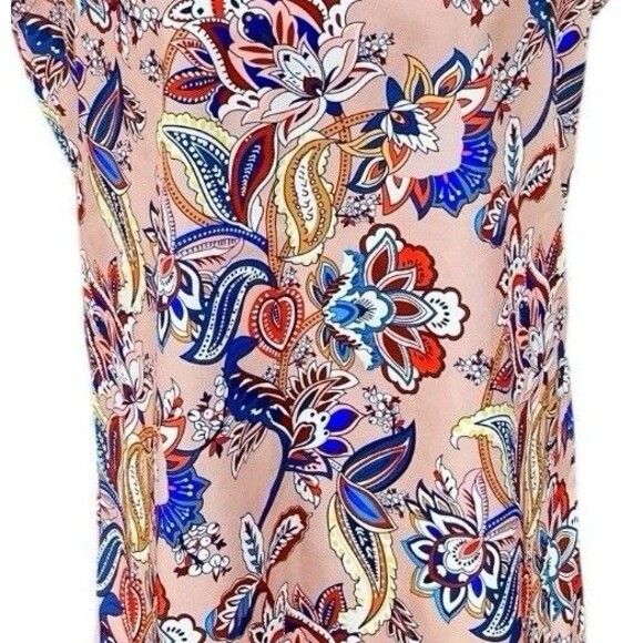 Womens Blouse Top Sz XL Tunic Sleeveless Mod, 60s/70s, Retro, Pop Art, Groovy - Picture 5 of 10